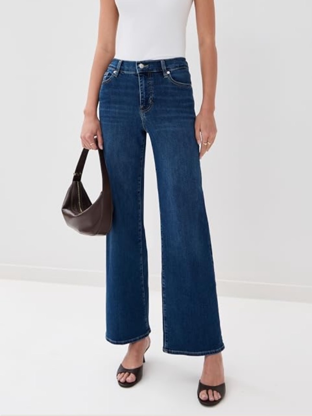 Frame Le Slim Palazzo Jeans in Femma